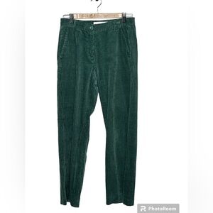 Designers Society Green Corduroy Pants Sz Small